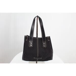 Vintage 90s Nine & Co Mini Double Top Handle Purse/Handbag Nice